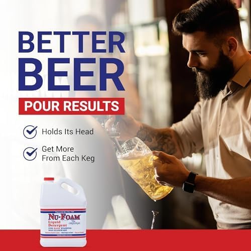 Nu-Foam Liquid Detergent for Bar Glassware – Original Streak-Free Solution - Image 8