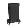 23 Gallon Black Slim Jim Trash Can by Krollen+Industrial