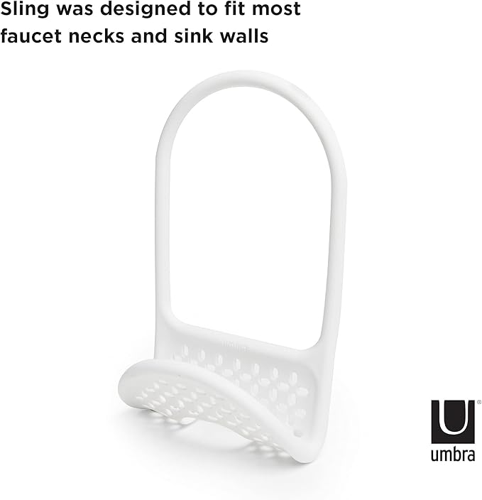 Umbra Sling Flexible Sink Caddy, Non-Slip – Holds Sponge, Scrubbing Brush or - Image 7