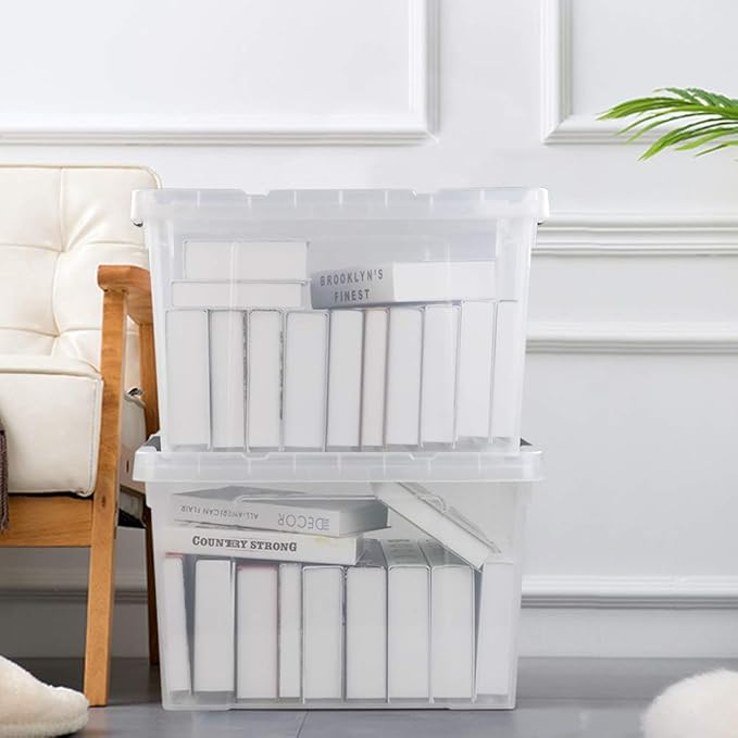 Pekky 50 Quart Clear Storage Containers/Bins - Image 3