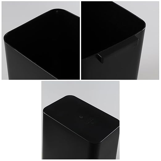 Xyskin 4.5 Gallon Plastic Garbage Bin, Deskside Wastebasket, Waste Can - Image 3