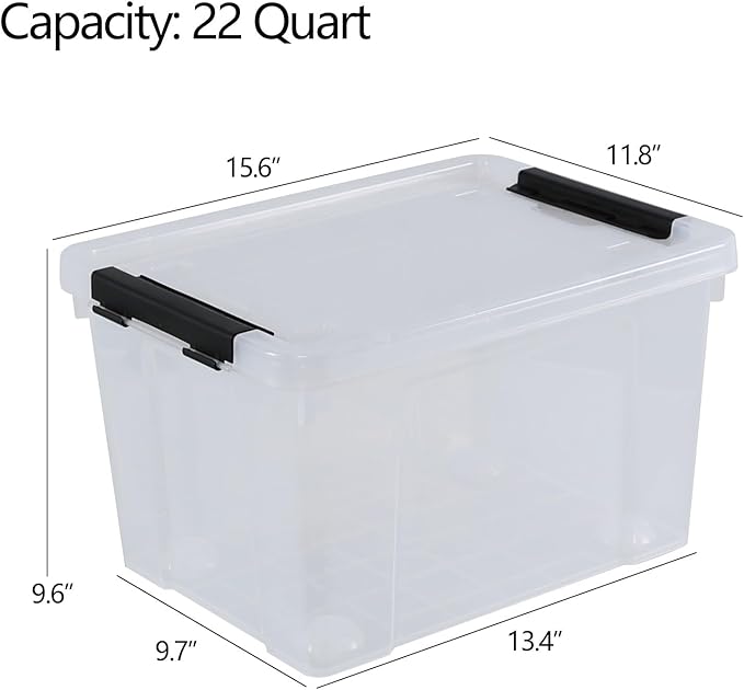 Ggbin 22 Quart Plastic Storage Box - Image 2