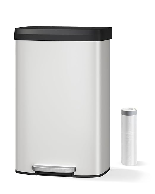 Garvee 21 Gallon / 80 Liter Metal Trash Can - Image 7