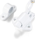 3 Packs Self-Closing Latches，White Spring Door Lock，Resilient Bolt Latch by INIRET