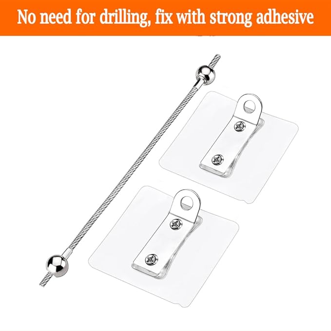Furniture Anchors 4 Pairs No Drill Heavy Duty Anchors Fridge Lock Adjustable - Image 2
