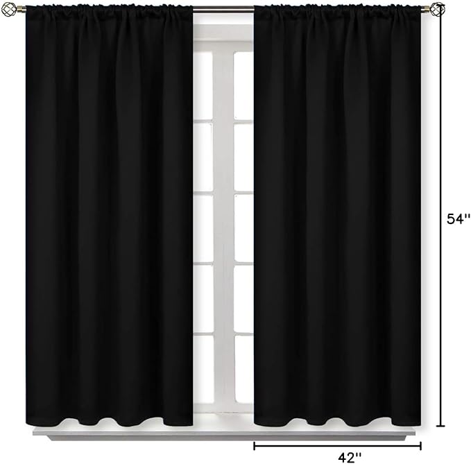 BGment Black Out Curtains 54 Inches Length - Image 8