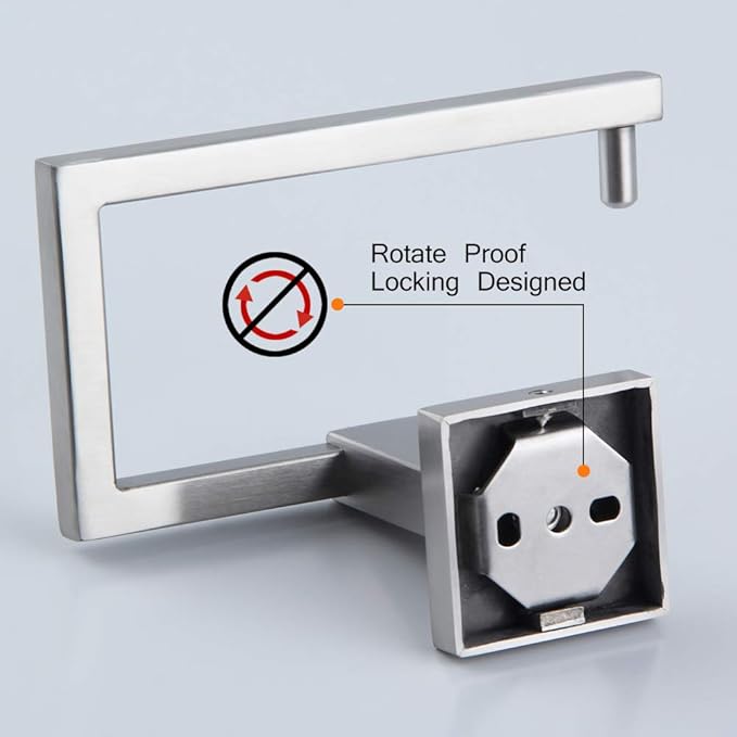 SUS304 Stainless Steel Bathroom Toilet Paper Holder Kitchen Washroom Tissue - Image 5