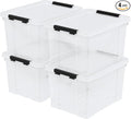 Zopnny 40 Quart Clear Latching Box by Zopnny