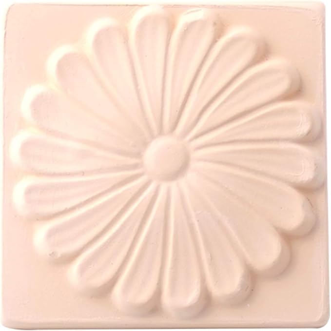 Stone Diffuser-Korean flowers 4 Square tiles, One Set-Odor Eliminator, Air by CRECEN-HealingSpacesforYou