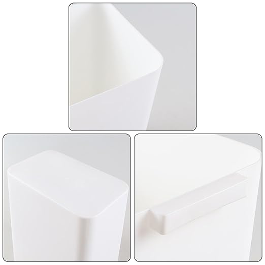 4.5 Gallon Plastic Wastebasket, Slim Trash Container Bin - Image 3