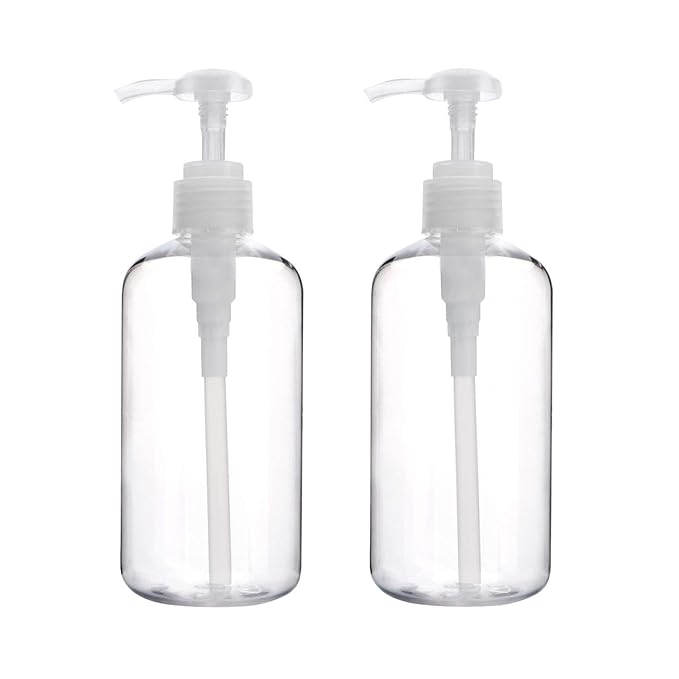 Yebeauty 16 Pack 10oz/300ml Pump Bottle Shampoo Pump Dispenser, Shampoo Bottles by For+A+Better+Life