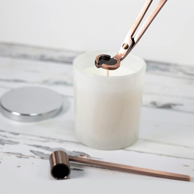 Candle Wick Trimmer and Candle Snuffer Accessory Set – Pick Your Color - Image 3