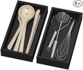 Bamboo Drawer Organizer, Cutlery Silverware Organizer by Lixple