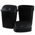Bringer 6 Gallon Swing Top Trash Can, Plastic Garbage Can by Bringer