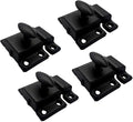 QCAA Oval Turn Cabinet Latch, for Cupboard & Other Furniture, Matte Black by QCAAHardware