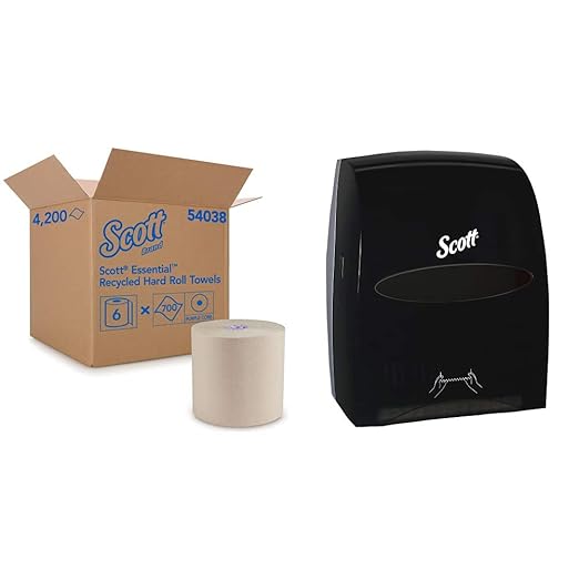 Scott Essential 100% Recycled Brown Roll Towel, by Scott%C2%AE
