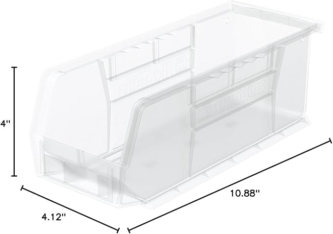 Akro-Mils 30224 AkroBins Plastic Storage Bins, Space-Saving Stackable Bins - Image 2