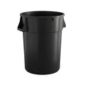 44 Gallon Black Round Commercial Trash Can by Krollen+Industrial