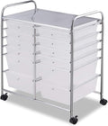 GOFLAME 12-Drawer Rolling Storage Cart, Mobile Utility Cart by GOFLAME