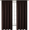 BGment Brown Blackout Curtains for Bedroom 63 Inch Length by BGment