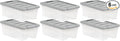 Amazon Basics Plastic Storage Containers by AmazonBasics