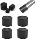 4 Pcs 1-1/4" Round Rubber Chair Leg Caps, PVC Table Leg Covers, Flexible & by BOPOREAE