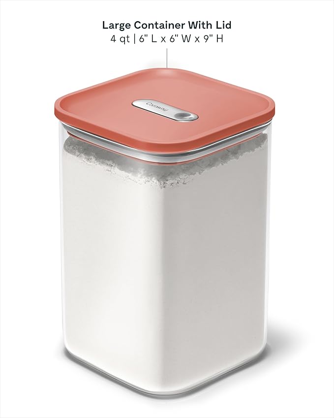 Caraway 4qt Glass Airtight Food Storage Container - Image 3