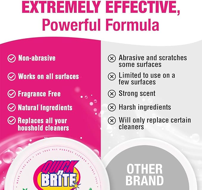 Quick 'n Brite All Purpose Cleaning Paste – Kid & Pet Safe, Powerful - Image 3