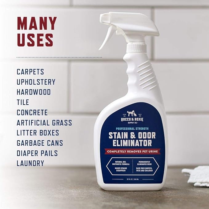 Rocco & Roxie Supply Co. Stain & Strong Odor Eliminator, Enzyme Cleaner - Image 4