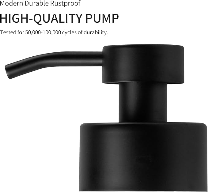 Enra Thick Glass Soap Dispenser - Image 3
