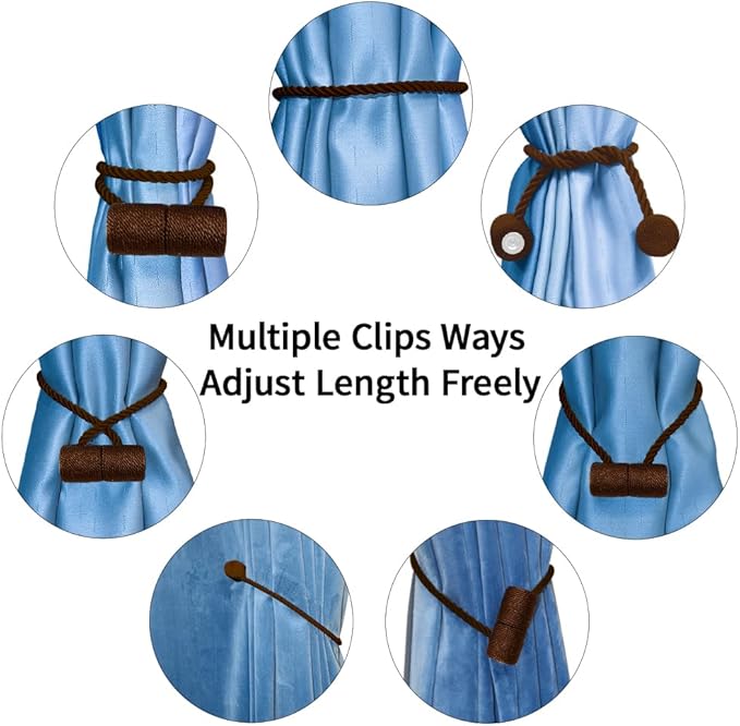 18 Inch Strong Magnetic Curtain Tiebacks, Curtain Holdbacks Modern Upgrade - Image 6