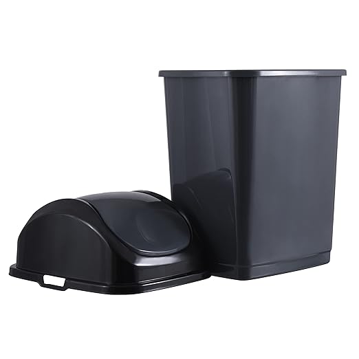 Superio Kitchen Trash Can with Swing Top Lid 9 Gallon Slim Waste Bin 37 Qt - Image 4
