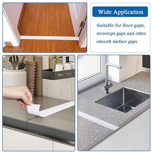 Floor Transition Strip Self Adhesive Floor Cover Strips Laminate 1.57" Wide - Image 7