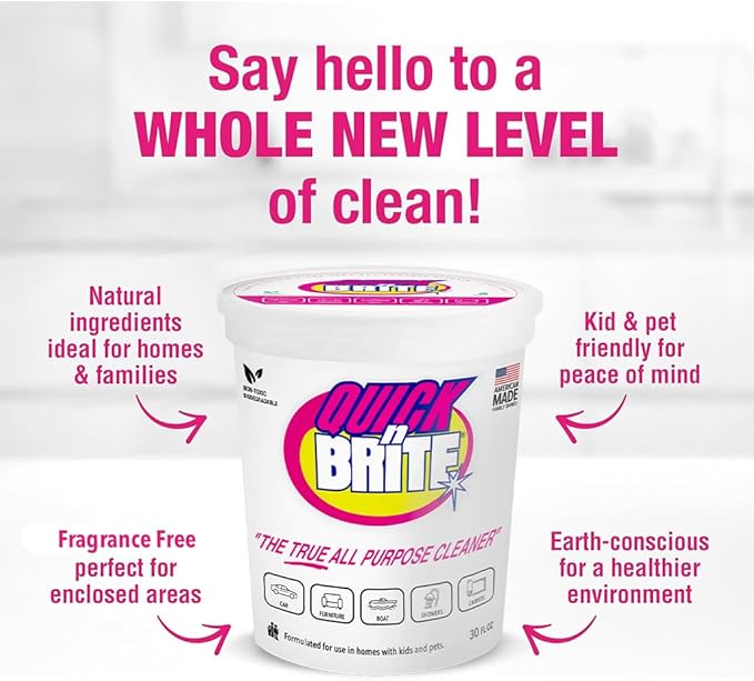 Quick 'n Brite All Purpose Cleaning Paste – Kid & Pet Safe, Powerful - Image 8
