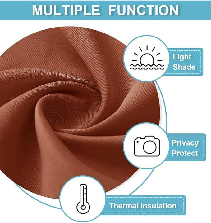 RYB HOME Blackout Curtains for RV Camper Windows, Privacy Thermal Insulating - Image 5