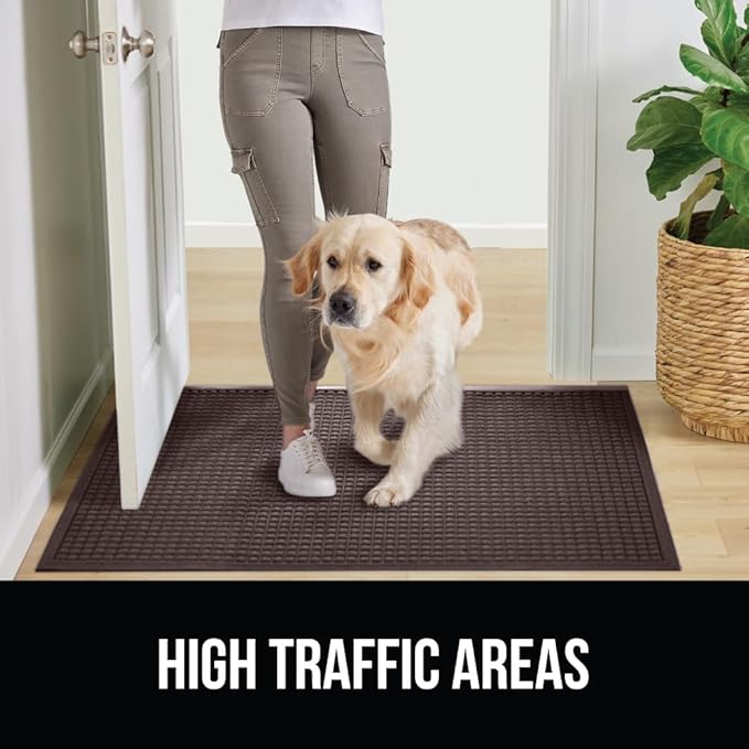 GORILLA GRIP Front Door Mat, Indoor Outdoor Ultra Absorbent HydroAbsorb Doormat - Image 7
