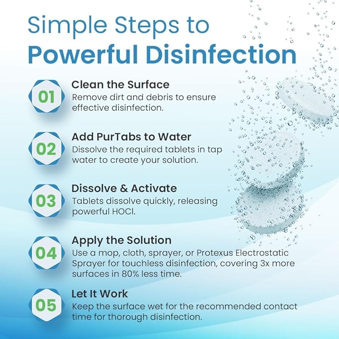 3.3 gram Sporicidal NaDCC Tablet Disinfectant - Image 3