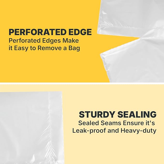 33 Gallon Trash Bags, 16 Micron High Density Pure HDPE Garbage Can Liners Bulk - Image 3