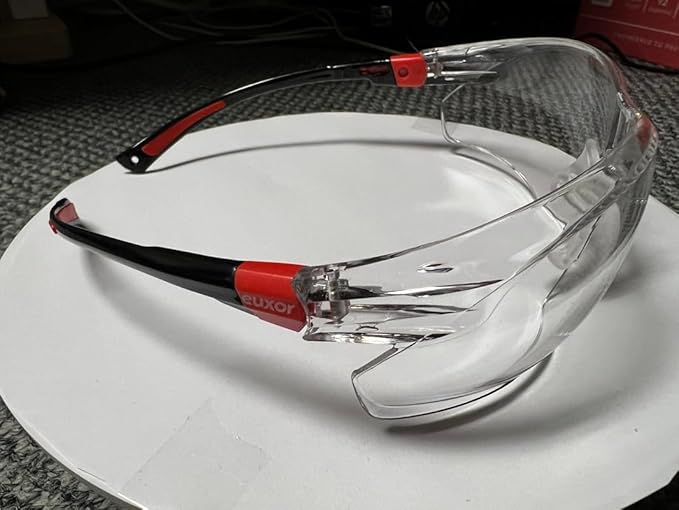 Red Frame Safety Glasses Goggles - Image 6