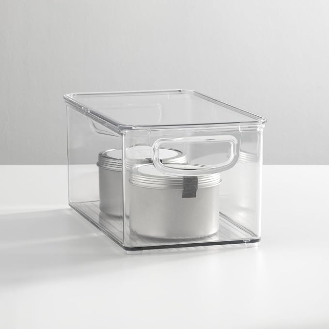 mDesign Plastic Deep Storage Bin Box Container - Image 2