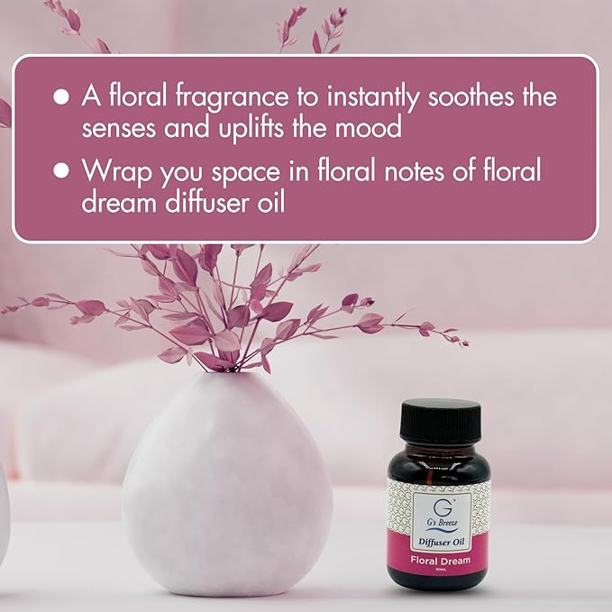 G's Breeze Floral Dream Diffuser Oil Refill - Image 5