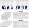 6 Packs GN 3D Airclean Bags Replacement by XBWW