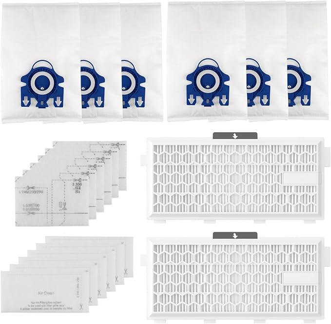 6 Packs GN 3D Airclean Bags Replacement by XBWW