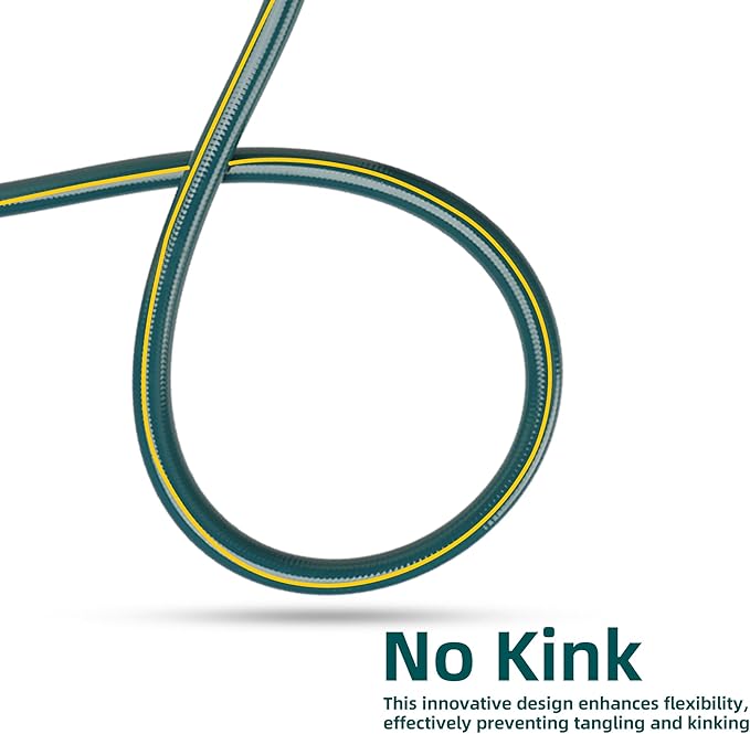 Solution4Patio Long Leader Green Garden Hose 3/4 in. x 100 ft. -Kink Free - Image 5