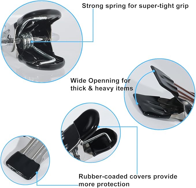 15/30Pcs Upgrade Double Head Clamp Dipped Clothespin - Image 2
