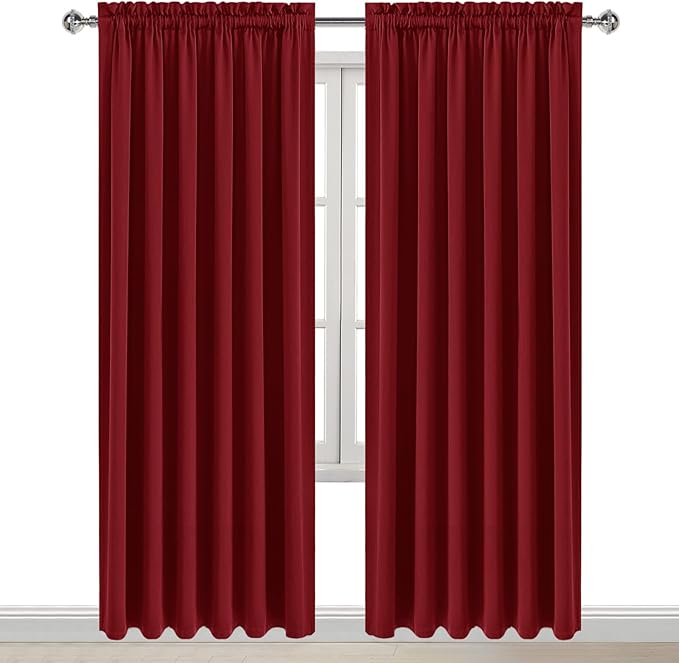 DWCN Blackout Curtains for Living Room Thermal Insulated, Energy Saving & Noise - Image 9
