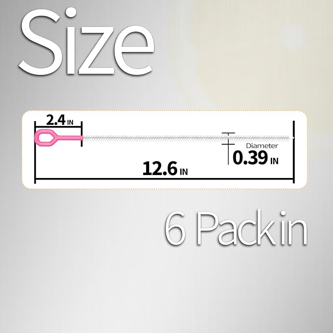 6 Pack Straw Cleaner Brush - Image 6