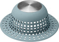 Shower Drain Hair Catcher, Bathtub Drain Cover Foldable Silicone Shower & Tub by SayGoodbyetoHairClogging