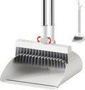 Upgrade Broom with Dustpan Combo Set, Broom and Dustpan Set with Adjustable by SolaceCove