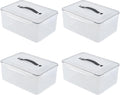 4-Pack 14.5 L Food Sealed Storage Container, Plastic Boxes by Bblina